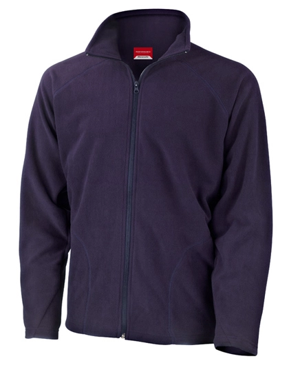Micro Fleece Jacket zum Besticken und Bedrucken in der Farbe Navy mit Ihren Logo, Schriftzug oder Motiv.