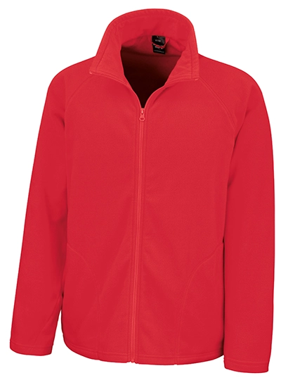 Micro Fleece Jacket zum Besticken und Bedrucken in der Farbe Red mit Ihren Logo, Schriftzug oder Motiv.