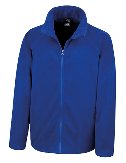 Micro Fleece Jacket zum Besticken und Bedrucken in der Farbe Royal mit Ihren Logo, Schriftzug oder Motiv.