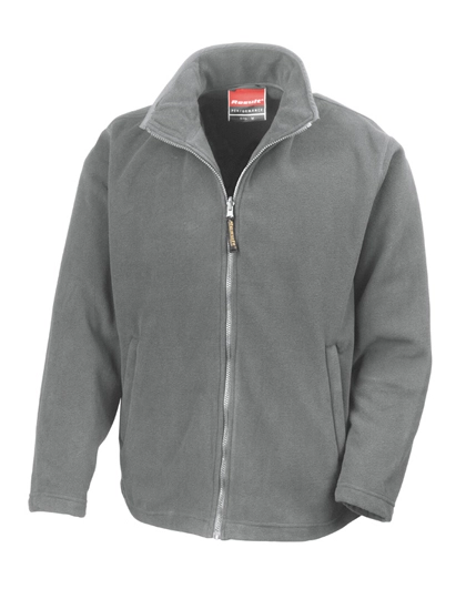 Horizon High Grade Microfleece Jacket zum Besticken und Bedrucken in der Farbe Dove Grey mit Ihren Logo, Schriftzug oder Motiv.
