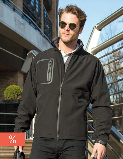 Ultra Lite Soft Shell Jacket zum Besticken und Bedrucken mit Ihren Logo, Schriftzug oder Motiv.
