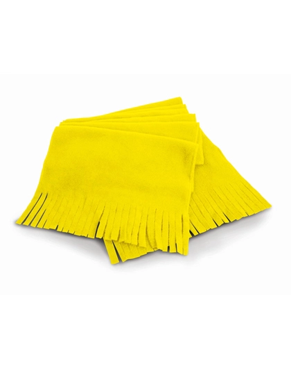 Polartherm™ Tassel Scarf zum Besticken und Bedrucken in der Farbe Yellow mit Ihren Logo, Schriftzug oder Motiv.