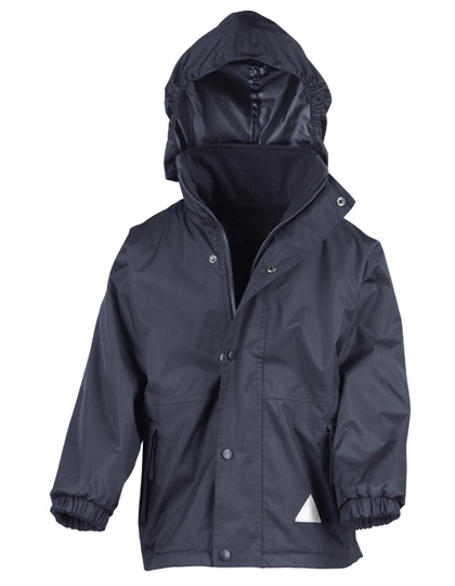 Junior Reversible Stormdri 4000 Fleece Jacket zum Besticken und Bedrucken in der Farbe Navy-Navy mit Ihren Logo, Schriftzug oder Motiv.