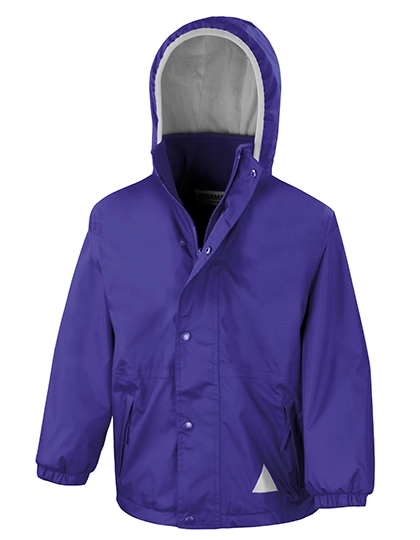 Youth Reversible Stormdri 4000 Fleece Jacket zum Besticken und Bedrucken in der Farbe Purple-Purple mit Ihren Logo, Schriftzug oder Motiv.