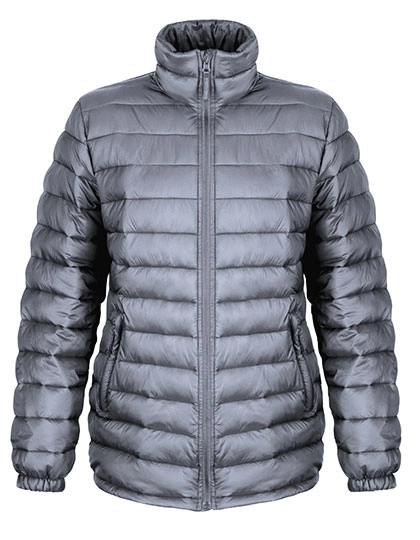 Women´s Ice Bird Padded Jacket zum Besticken und Bedrucken in der Farbe Frost Grey mit Ihren Logo, Schriftzug oder Motiv.