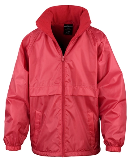Microfleece Lined Jacket zum Besticken und Bedrucken in der Farbe Red mit Ihren Logo, Schriftzug oder Motiv.