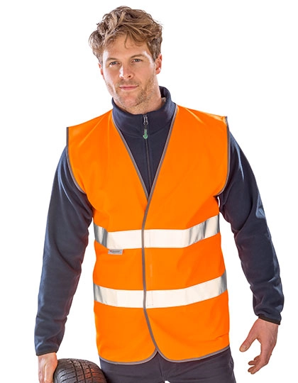 Motorist Safety Vest zum Besticken und Bedrucken mit Ihren Logo, Schriftzug oder Motiv.