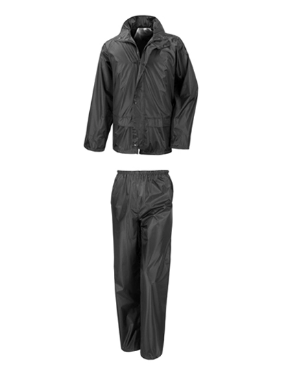 Rain Suit zum Besticken und Bedrucken in der Farbe Black mit Ihren Logo, Schriftzug oder Motiv.