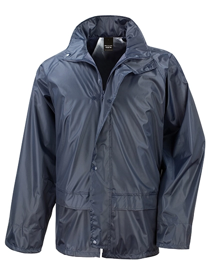 Rain Jacket zum Besticken und Bedrucken in der Farbe Navy mit Ihren Logo, Schriftzug oder Motiv.