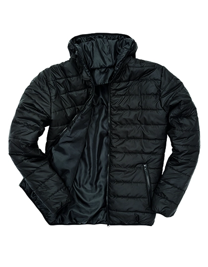 Soft Padded Jacket zum Besticken und Bedrucken in der Farbe Black-Black mit Ihren Logo, Schriftzug oder Motiv.