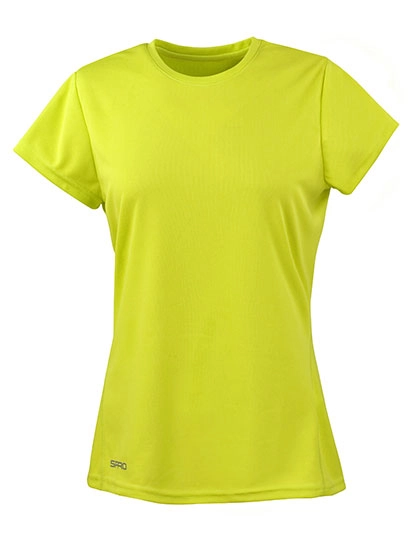 Women´s Quick Dry Shirt zum Besticken und Bedrucken in der Farbe Lime mit Ihren Logo, Schriftzug oder Motiv.
