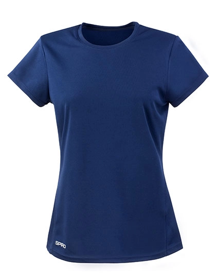 Women´s Quick Dry Shirt zum Besticken und Bedrucken in der Farbe Navy mit Ihren Logo, Schriftzug oder Motiv.
