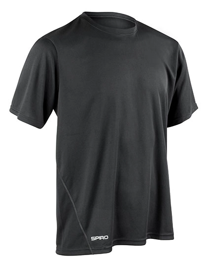Men´s Quick Dry Shirt zum Besticken und Bedrucken in der Farbe Black mit Ihren Logo, Schriftzug oder Motiv.