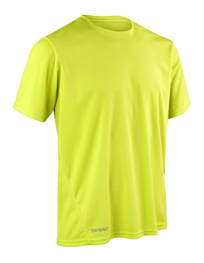 Men´s Quick Dry Shirt zum Besticken und Bedrucken in der Farbe Lime mit Ihren Logo, Schriftzug oder Motiv.