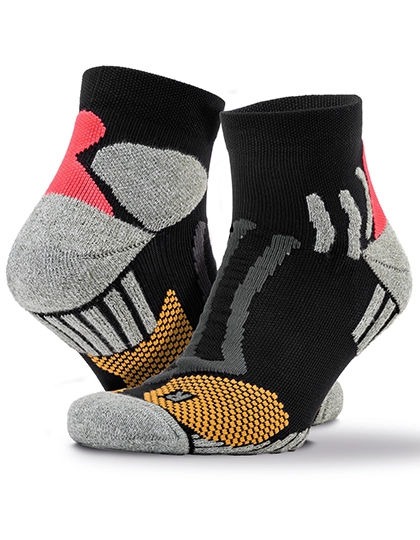 Technical Compression Coolmax Sports Socks zum Besticken und Bedrucken in der Farbe Black mit Ihren Logo, Schriftzug oder Motiv.