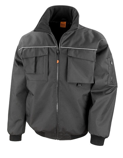 Sabre Pilot Jacket zum Besticken und Bedrucken in der Farbe Black mit Ihren Logo, Schriftzug oder Motiv.