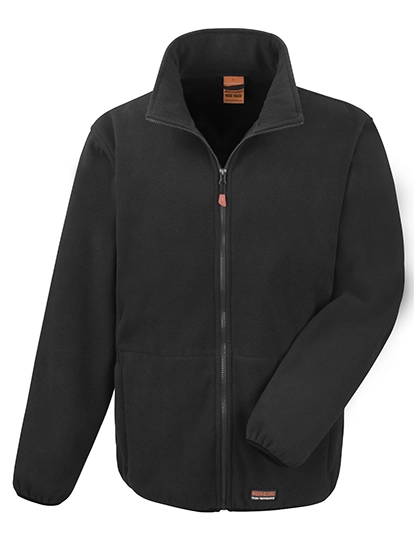 Heavy Duty Microfleece Jacket zum Besticken und Bedrucken in der Farbe Black mit Ihren Logo, Schriftzug oder Motiv.