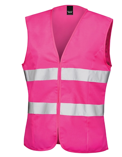 Women´s High Vis Tabard zum Besticken und Bedrucken in der Farbe Fluorescent Pink mit Ihren Logo, Schriftzug oder Motiv.