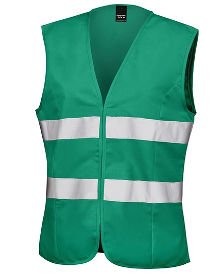 Women´s High Vis Tabard zum Besticken und Bedrucken in der Farbe Paramedic Green mit Ihren Logo, Schriftzug oder Motiv.