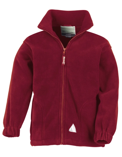 Junior Polartherm™ Jacket zum Besticken und Bedrucken in der Farbe Burgundy mit Ihren Logo, Schriftzug oder Motiv.