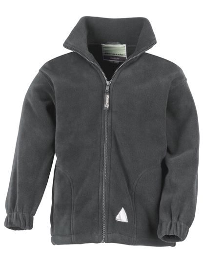 Junior Polartherm™ Jacket zum Besticken und Bedrucken in der Farbe Oxford Grey mit Ihren Logo, Schriftzug oder Motiv.