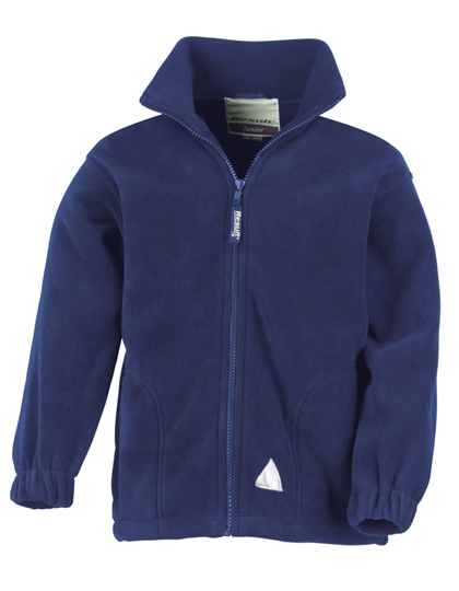 Junior Polartherm™ Jacket zum Besticken und Bedrucken in der Farbe Royal mit Ihren Logo, Schriftzug oder Motiv.