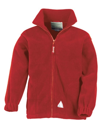 Youth Polartherm™ Jacket zum Besticken und Bedrucken in der Farbe Red mit Ihren Logo, Schriftzug oder Motiv.