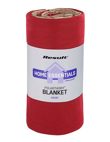 Polartherm™ Blanket zum Besticken und Bedrucken in der Farbe Rococco Red mit Ihren Logo, Schriftzug oder Motiv.