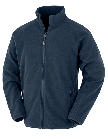 Recycled Fleece Polarthermic Jacket zum Besticken und Bedrucken in der Farbe Navy mit Ihren Logo, Schriftzug oder Motiv.