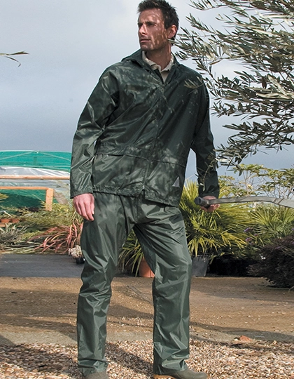 Waterproof Jacket & Trouser Set zum Besticken und Bedrucken mit Ihren Logo, Schriftzug oder Motiv.