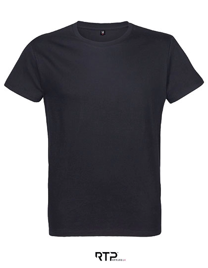 Men´s Tempo T-Shirt 145 gsm (Pack of 10) zum Besticken und Bedrucken in der Farbe Deep Black mit Ihren Logo, Schriftzug oder Motiv.