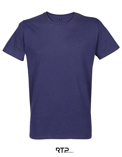 Men´s Tempo T-Shirt 145 gsm (Pack of 10) zum Besticken und Bedrucken in der Farbe French Navy mit Ihren Logo, Schriftzug oder Motiv.