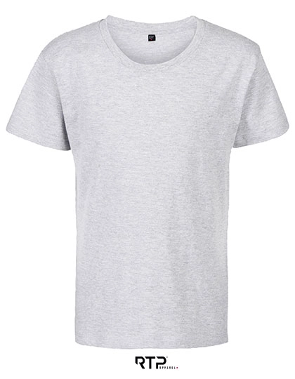 Kids´ Tempo T-Shirt 145 gsm (Pack of 10) zum Besticken und Bedrucken in der Farbe Grey Melange mit Ihren Logo, Schriftzug oder Motiv.