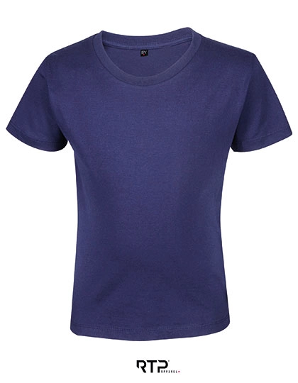 Kids´ Tempo T-Shirt 185 gsm (Pack of 10) zum Besticken und Bedrucken in der Farbe French Navy mit Ihren Logo, Schriftzug oder Motiv.