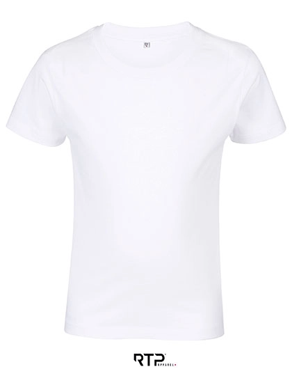 Kids´ Tempo T-Shirt 185 gsm (Pack of 10) zum Besticken und Bedrucken in der Farbe White mit Ihren Logo, Schriftzug oder Motiv.