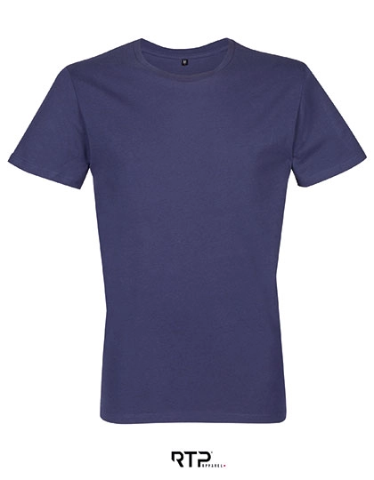 Men´s Cosmic T-Shirt 155 gsm (Pack of 5) zum Besticken und Bedrucken in der Farbe French Navy mit Ihren Logo, Schriftzug oder Motiv.