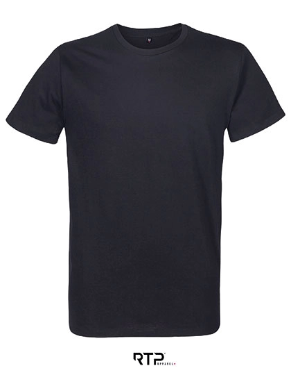 Men´s Tempo T-Shirt 185 gsm (Pack of 10) zum Besticken und Bedrucken in der Farbe Deep Black mit Ihren Logo, Schriftzug oder Motiv.