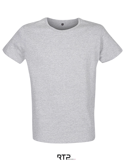 Men´s Tempo T-Shirt 185 gsm (Pack of 10) zum Besticken und Bedrucken in der Farbe Grey Melange mit Ihren Logo, Schriftzug oder Motiv.
