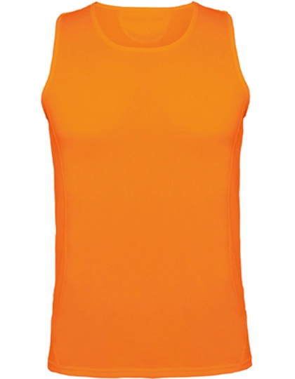 André Tank Top zum Besticken und Bedrucken in der Farbe Fluor Orange 223 mit Ihren Logo, Schriftzug oder Motiv.