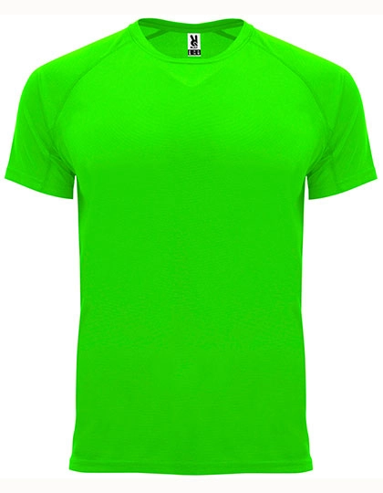 Men´s Bahrain T-Shirt zum Besticken und Bedrucken in der Farbe Fluor Green 222 mit Ihren Logo, Schriftzug oder Motiv.