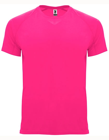 Men´s Bahrain T-Shirt zum Besticken und Bedrucken in der Farbe Fluor Pink 228 mit Ihren Logo, Schriftzug oder Motiv.