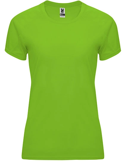 Women´s Bahrain T-Shirt zum Besticken und Bedrucken in der Farbe Lime Green 225 mit Ihren Logo, Schriftzug oder Motiv.
