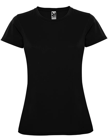 Women´s Montecarlo T-Shirt zum Besticken und Bedrucken in der Farbe Black 02 mit Ihren Logo, Schriftzug oder Motiv.