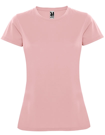 Women´s Montecarlo T-Shirt zum Besticken und Bedrucken in der Farbe Light Pink 48 mit Ihren Logo, Schriftzug oder Motiv.