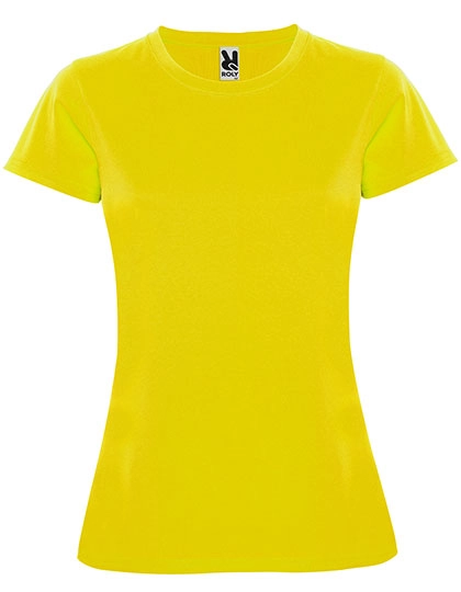Women´s Montecarlo T-Shirt zum Besticken und Bedrucken in der Farbe Yellow 03 mit Ihren Logo, Schriftzug oder Motiv.