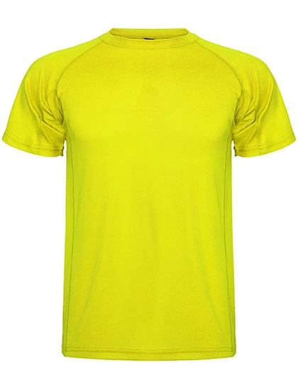 Men´s Montecarlo T-Shirt zum Besticken und Bedrucken in der Farbe Fluor Yellow 221 mit Ihren Logo, Schriftzug oder Motiv.