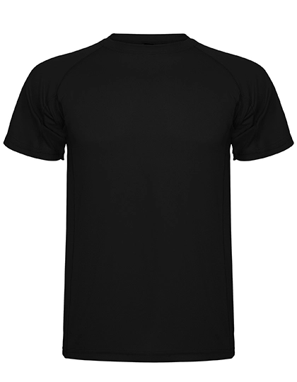 Kids´ Montecarlo T-Shirt zum Besticken und Bedrucken in der Farbe Black 02 mit Ihren Logo, Schriftzug oder Motiv.