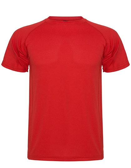 Kids´ Montecarlo T-Shirt zum Besticken und Bedrucken in der Farbe Red 60 mit Ihren Logo, Schriftzug oder Motiv.