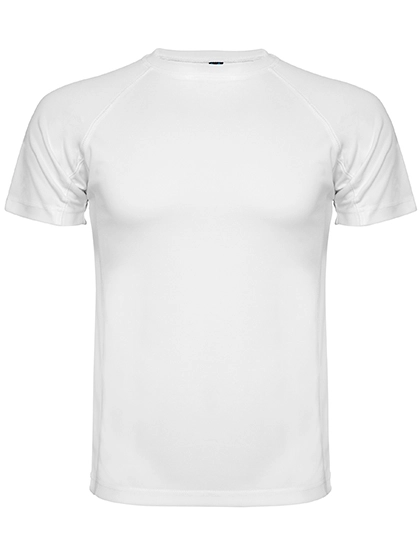 Kids´ Montecarlo T-Shirt zum Besticken und Bedrucken in der Farbe White 01 mit Ihren Logo, Schriftzug oder Motiv.