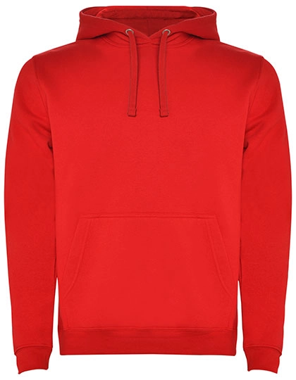 Men´s Urban Hooded Sweatshirt zum Besticken und Bedrucken in der Farbe Red 60 mit Ihren Logo, Schriftzug oder Motiv.